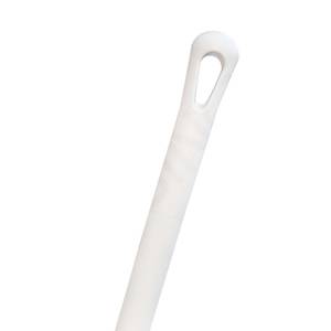 Weißer Lebensmittelrechen 130cm mit Stiel
