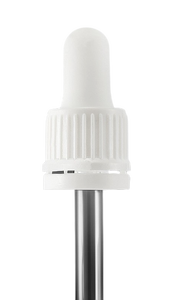 Kamštinė pipetė 10ml buteliukui su baltu žiedu