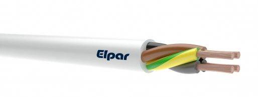 H05VV-F (MSK) 5G1.5 PAINDKAABEL VALGE 100M