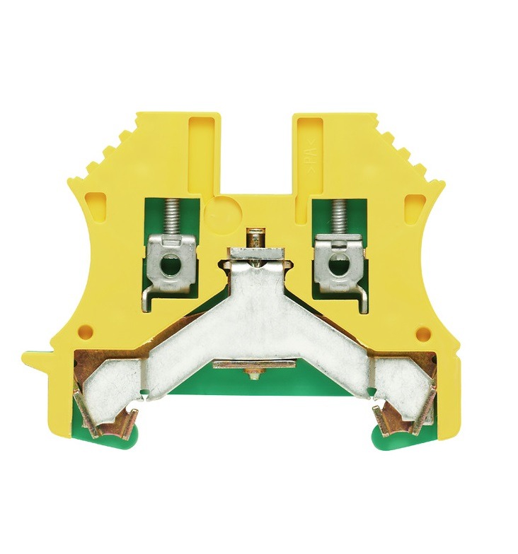 WPE 2.5 Riviklemm, kruvi, kolla-roheline, W-seeria, 2.5 mm², 300 A (2.5 mm²)