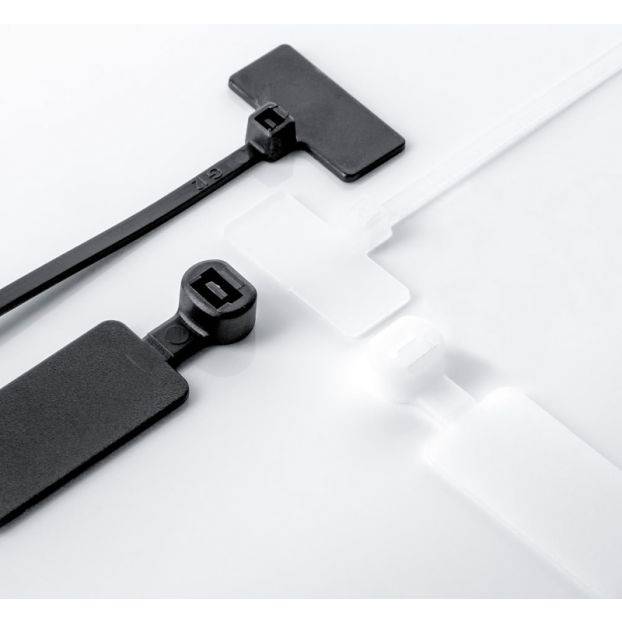 Juhtmeside markersildiga 100x2,5mm natural c (silt - 25,4x8,0mm)