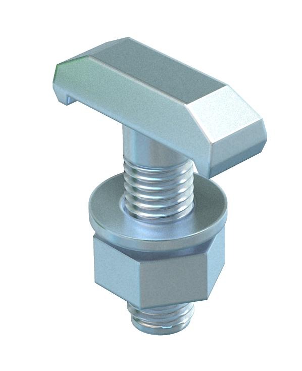 MS, 50HB M10x30 ZL, T-kujulise peaga polt profiilile MS5030, M10x30mm