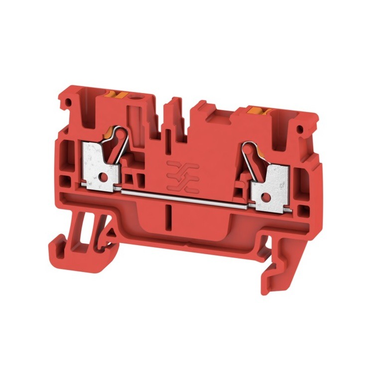 A2C 2.5 RD riviklemm PUSH-IN A2C 2.5 RD punane