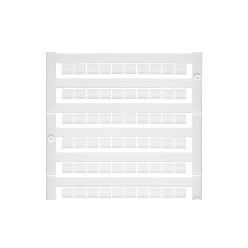 DEK 5/6 MC NE WS DEK riviklemmi märgis 5x6mm, tühi, valge, Polyamide 66, Multicard