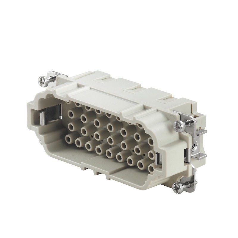 HDC HEE 32 MC HDC sisestus, isane, 500 V, 16 A, pooluste arv: 32, pressühendus, suurus: 6