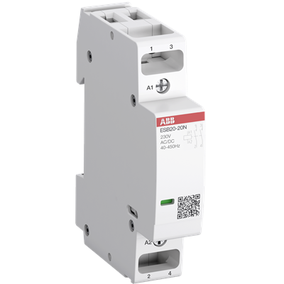 ESB20-20N-06 moodulkontaktor AC1: 20A, 2NO, juhtpinge 230VUC