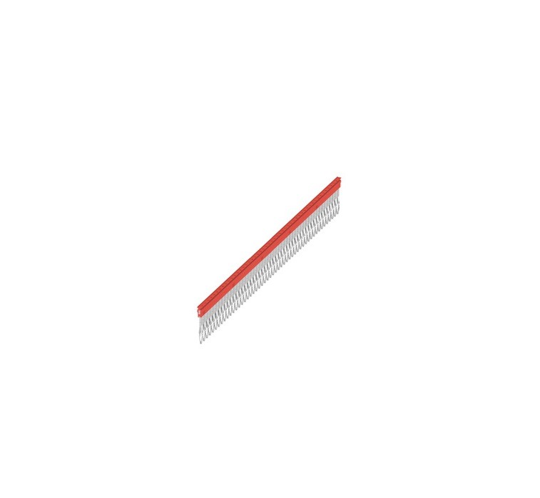 ZQV 2.5N/50 RD Ristkonnektor, punane, 24 A, 50-poolust, Samm mm (P): 5,10, Isoleeritud, L 255 mm