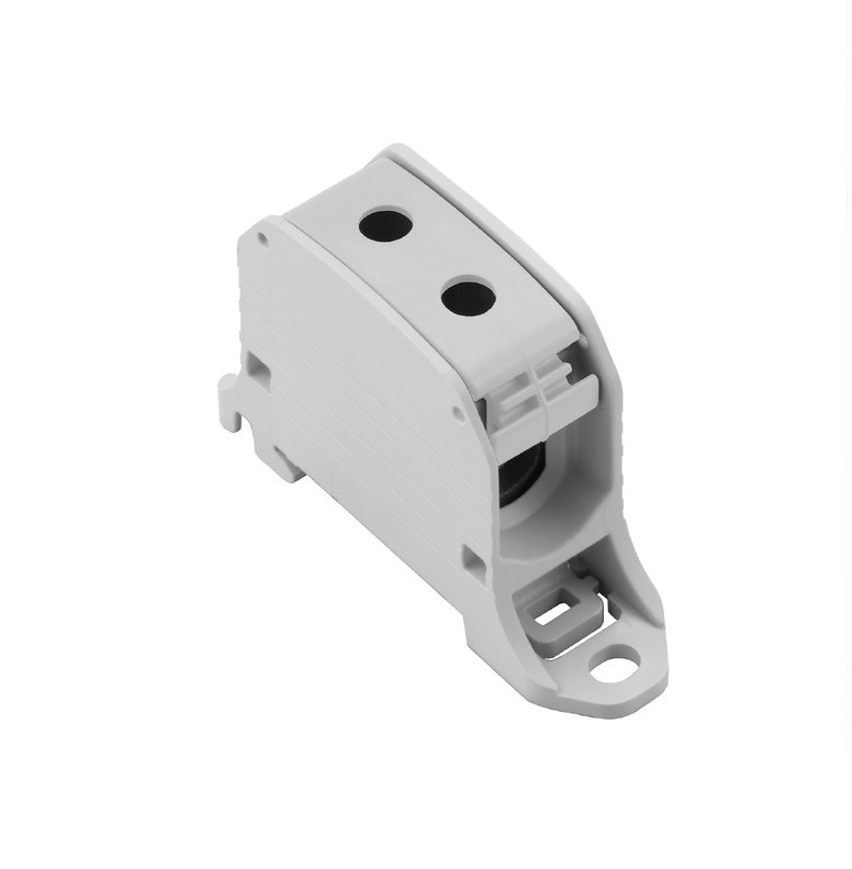 WPD 130 1X50/1X50 GY Al/Cu hall üleminekuklemm, 1 poolus, 50 mm², 1000V, 120A,  kinnitus: DIN-liist/montaažiplaat