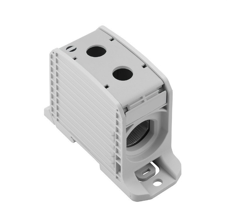 WPD 133 1X300/1X300 GY Al/Cu hall üleminekuklemm, 1 poolus, 300 mm², 1000V, 520A,  kinnitus: DIN-liist/montaažiplaat