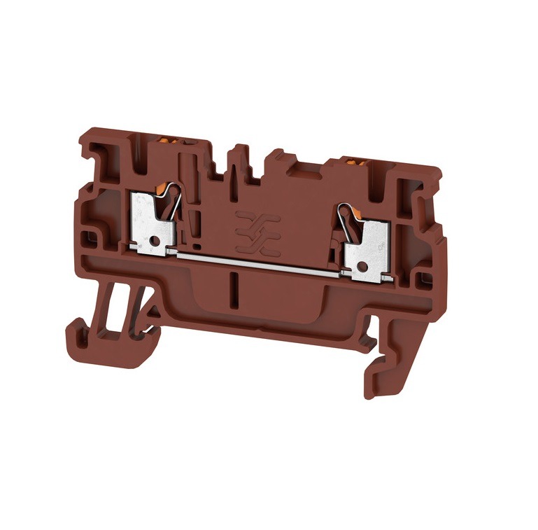 A2C 1.5 BR Riviklemm, Push IN, pruun, A-seeria, 1.5 mm², 500 V, 17.5 A