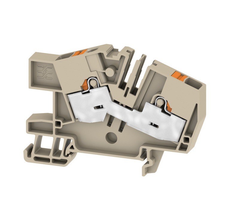 AITB 6 BB 2C Riviklemm 6mm², 41A, 800V, mitmetasandiline, PUSH IN, hall