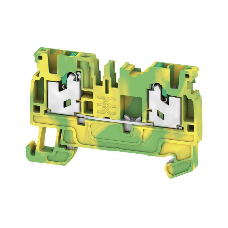 S2C 2.5 PE-klemm, SNAP IN, roheline/kollane, 2.5 mm², 800 V