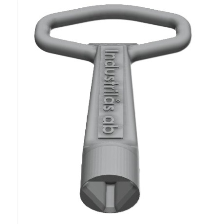 Kilbivõti kolmnurk metall, Key Triangular 10 Zinc plated Shape A Industrilas