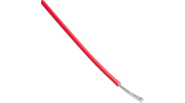 PVC juhe, rullis Cu 24AWG punane PVC 301-01-231 300V 305m
