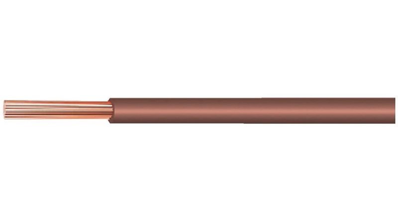 Juhe; UL1007,UL1569; stranded; Cu; 22AWG; brown;