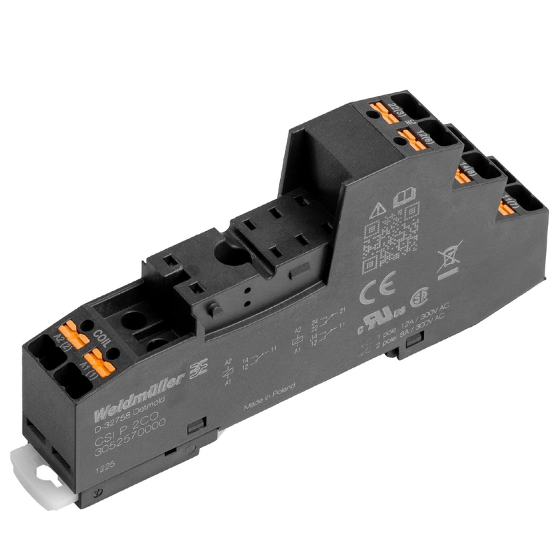 CSI P 2CO CRI releepesa, 1CO/2CO, 8 A,  PUSH IN