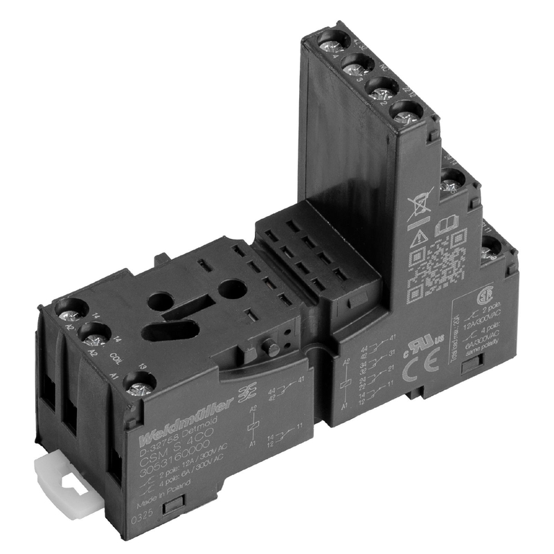 CSM S 4CO CRM releepesa, 2CO/4CO, 6 A, kruvi