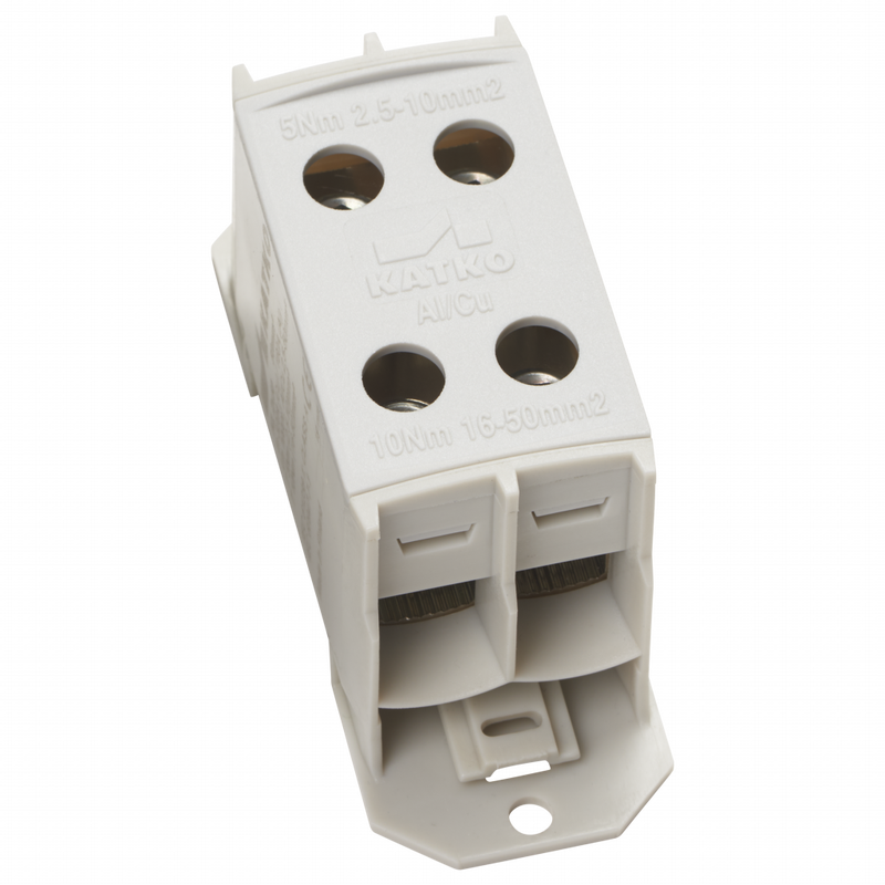 KL2x50 Al/Cu 2,5-50 mm² Klemmplokk hall
