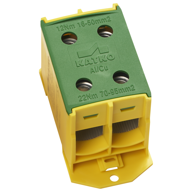 KL2x95PE Al/Cu 16-95 mm² Klemmiplokk KORO