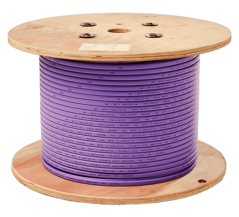 Isereguleeruv küttekaabel 11W/m 230V - toru sisse ja peale ca 300m (joogivee sertifikaadiga)