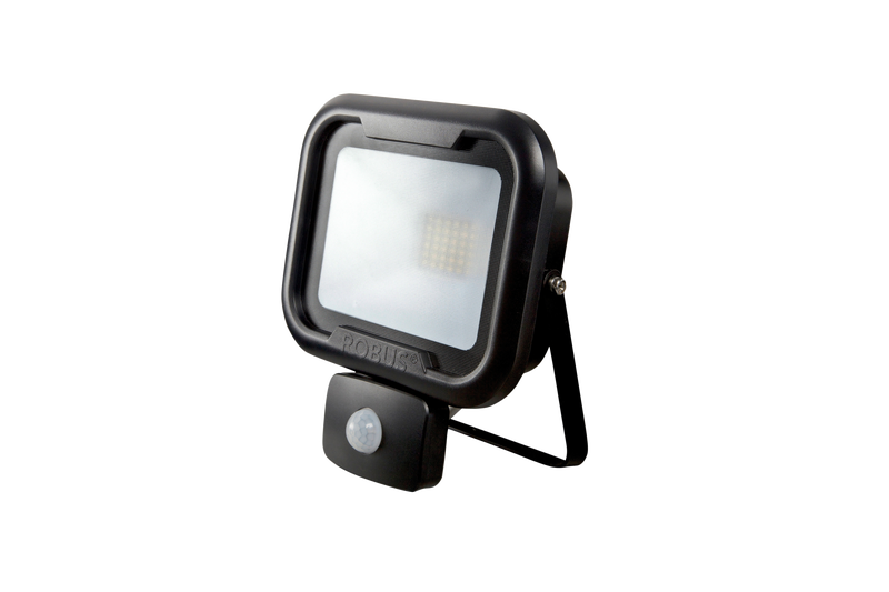 REMY 30W LED PIR ANDURIGA 4000K IP65 MUST ÜHENDUSKARBIGA PROZEKTOR