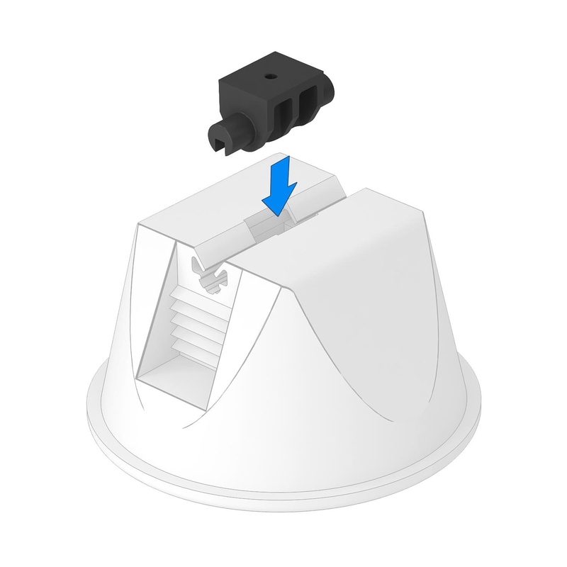 165 MBG UH, Adapter lamekatuse klambrile universaalne, ø 4mm