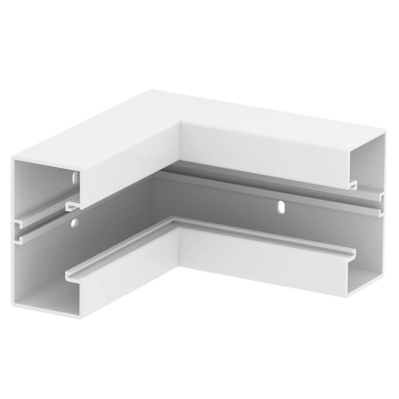 GK-IS53100RW Sisenurk jäik 175x175x100 PC/ABS polaarvalge RAL 9010