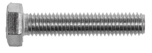 Polt täiskeere M10x50 Zn 8.8 DIN 933 (5/tk pakk)