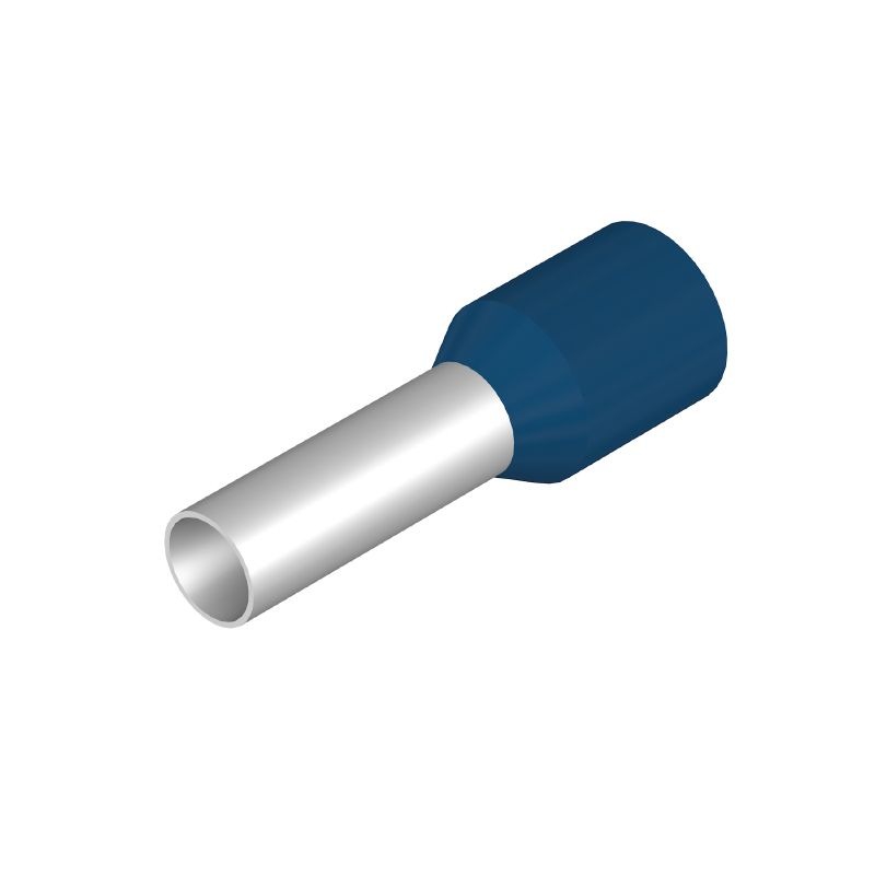 H2,5/14D BL BD Kaablihülss lindil 10mm, 8mm, blue