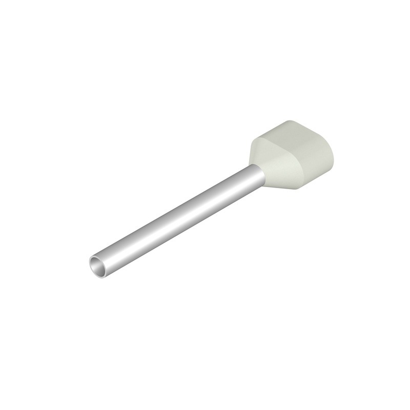 otsahülss isoleeritud topelt H0,75/24 ZH W, valge