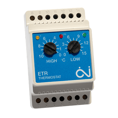 ETR/F-1441A dif.termostaat DIN, -15/+10C, 16A
