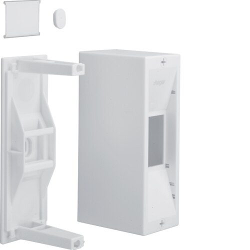 Minikilp pind. IP30, 1x2 mod, valge (KLS 160x55x82mm)