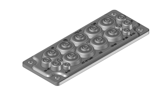 Multiläbiviik FL21 HTC-17, -40..130°C, kompl. needid, IP65, hall