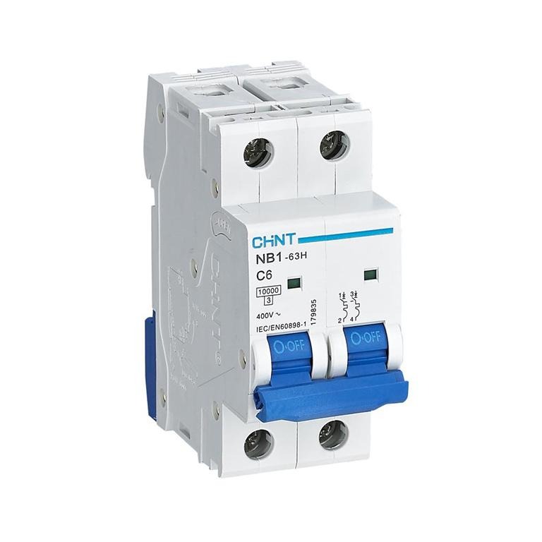NB1H -63 2C 6A 10kA topelt voolulatt
