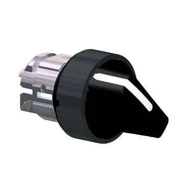 Valikupea, Harmony XB4, must metall, must, 22 mm, 2 asendit, püsi paigal
