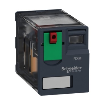 miniatuurne pistikrelee, Harmony elektromehaanilised releed, 6A, 4CO, lukustatav test, kuid n, 230V AC