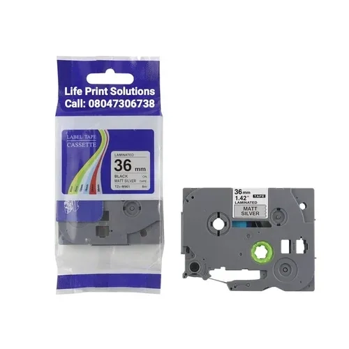 BROTHER PRINTERI LINT VALGE TZE-221 9MMX8M MUST TEKST