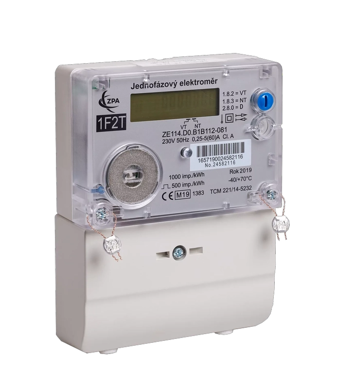 Arvesti ZPA, ZE114.D0, 1F, 230V, 60A, 1T, MID