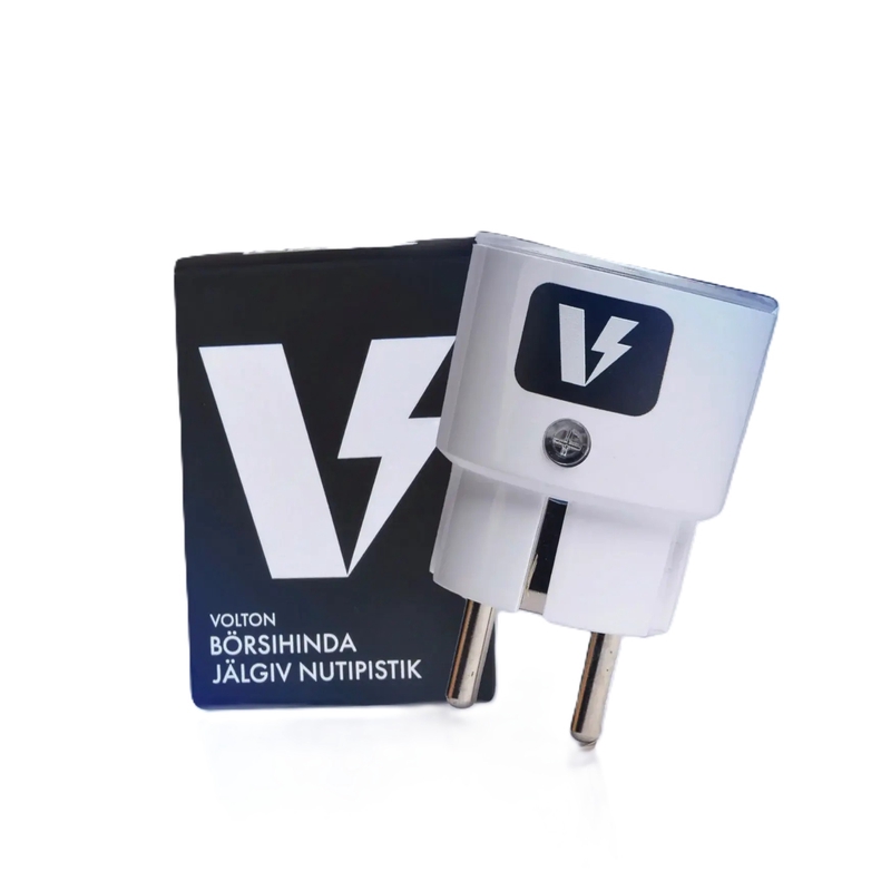 Volton pistikupesa adapter 230V 16A, WIFI 2,4Ghz, elektri börsihinda jälgiva tasuta tarkvaraga