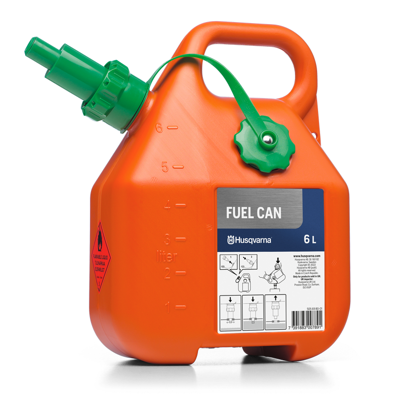 Husqvarna Bensiinikanister 6L oranž