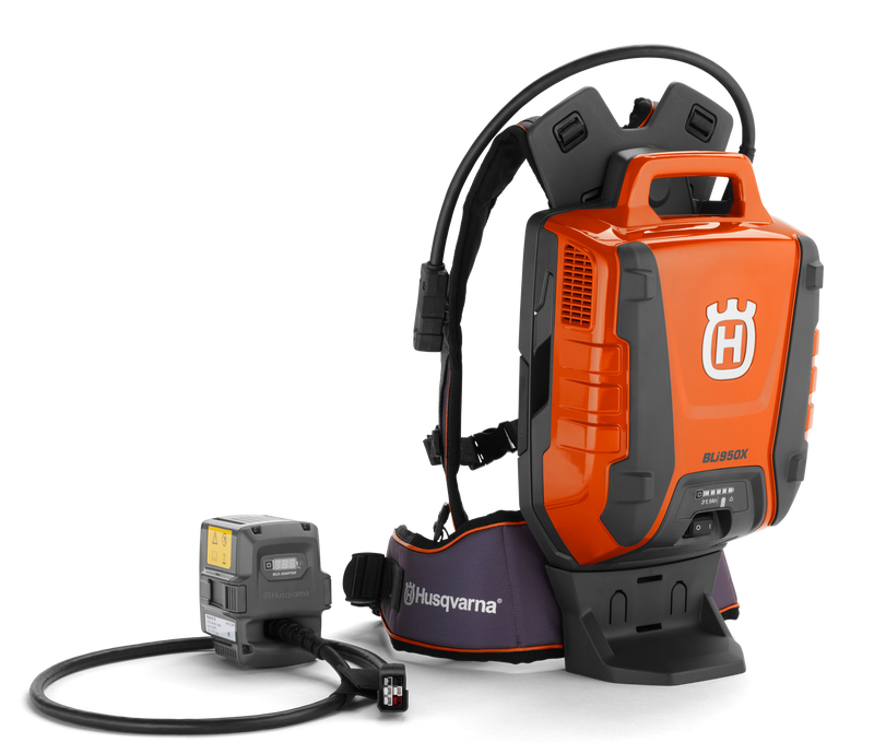 Husqvarna BLi950X seljakottaku  31.1 Ah 36V rakmetega