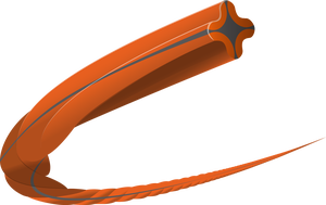 Trimmijõhv Whisper Twist Ø2,0mmx15m oranž/must, kastis 16tk
