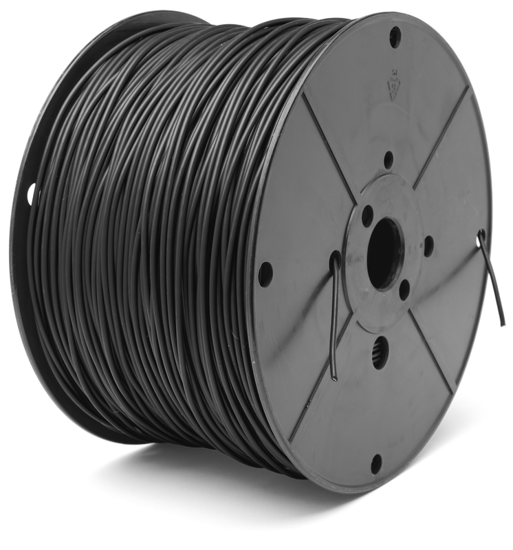 Piirdekaabel Heavy Duty, 150m 3,4mm, must