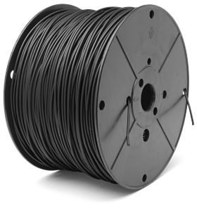 Piirdekaabel Heavy Duty, 150m 3,4mm, must