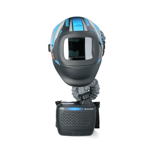 Welding Mask MOST WELD RAPTOR AIR Sinine koos Blower Unitiga R-FLOW - Kotis