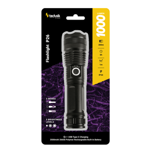 Flashlight P26 (+1x26650 3500mAh) P50 LED + USB-C rechargeable battery thumbnail