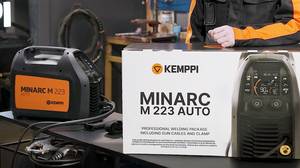 Minarc M 223 Auto 220A (Synergic/manual) GM komplekt koos GXe 223GMM3 3m käpaga, gaasivoolikuga ja õlarihmaga thumbnail