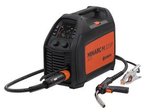Minarc M 223P Auto 220A (Pulse/Synergic/manual) GM komplekt koos GXe 223G 3m euroliitega käpaga, gaasivoolikuga ja õlarihmaga thumbnail