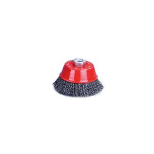 Crimped end brush dia. 75 mm, M14 thread, 0.3 mm steel wire, MOST Eco thumbnail