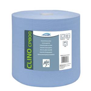 CLINO CP800 paper cleaning 3-layer 24.8X24 cm 800 pcs/roll MOST thumbnail